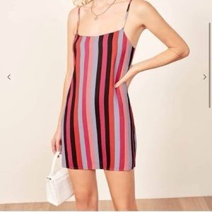 Reformation Lindsay Dress in Isabel Stripe